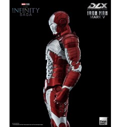 Marvel - Infinity Saga figurine 1/12 DLX Iron Man Mark 5 17 cm