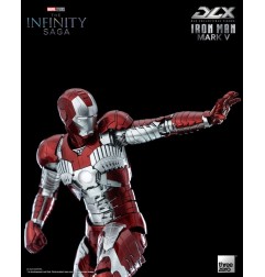 Infinity Saga - Figurine 1/12 DLX Iron Man Mark 5 17 cm