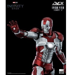 Marvel - Infinity Saga figurine 1/12 DLX Iron Man Mark 5 17 cm