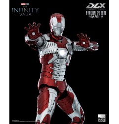 Marvel - Infinity Saga figurine 1/12 DLX Iron Man Mark 5 17 cm