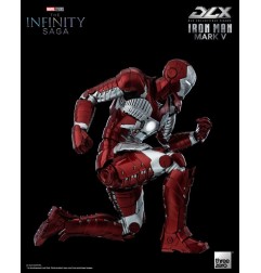 Marvel - Infinity Saga figurine 1/12 DLX Iron Man Mark 5 17 cm