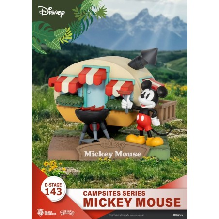 Disney - Diorama PVC D-Stage Campsite Series Mickey Mouse 10 cm