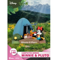 Disney - Diorama PVC D-Stage Campsite Series Mini & Pluto 10 cm