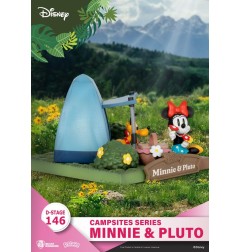 Disney - Diorama D-Stage Campsite Series Mini & Pluto 10 cm