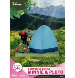 Disney - Diorama D-Stage Campsite Series Mini & Pluto 10 cm