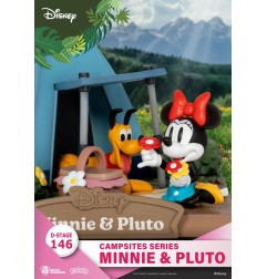 Disney - Diorama PVC D-Stage Campsite Series Mini & Pluto 10 cm
