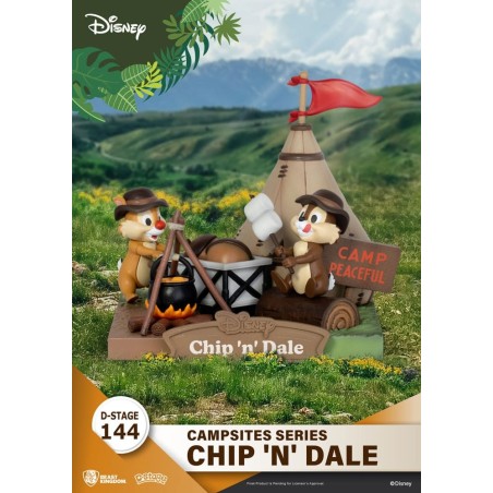 Disney - Diorama PVC D-Stage Campsite Series Chip & Dale 10 cm