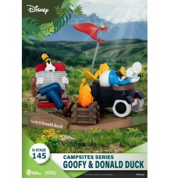 Disney - Diorama PVC D-Stage Campsite Series Goofy & Donald Duck 10 cm