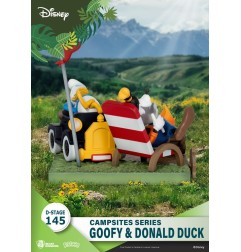 Disney - Diorama D-Stage Campsite Series Goofy & Donald Duck 10 cm
