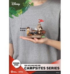 Disney - Diorama D-Stage Campsite Series Goofy & Donald Duck 10 cm