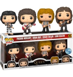 Queen - Pack 4 figurines POP! Queen 9 cm