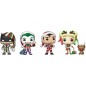 DC Comics - Pack 4 figurines POP! Heroes Holiday 9 cm