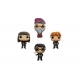 Harry Potter - Pack 4 figurines POP! Harry Potter W1 9 cm