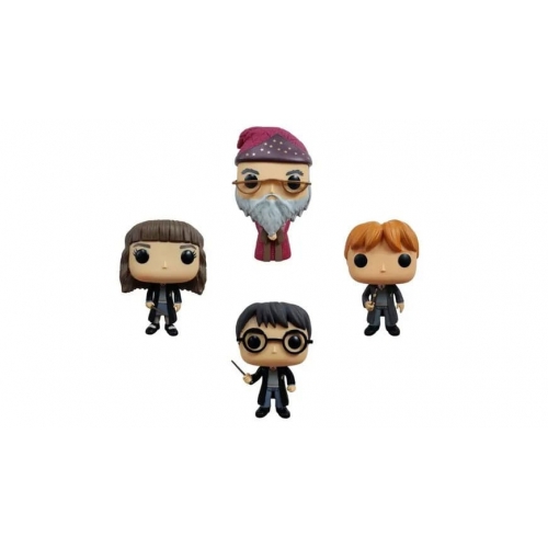 Harry Potter - Pack 4 figurines POP! Harry Potter W1 9 cm