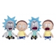 Rick et Morty - Set 4 peluches 25 cm