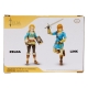 The Legend of Zelda - Pack 2 figurines Princess Zelda et Link 10 cm