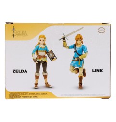 The Legend of Zelda - Pack 2 figurines Princess Zelda, Link 10 cm