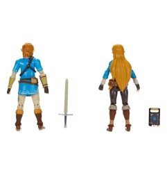 The Legend of Zelda - Pack 2 figurines Princess Zelda, Link 10 cm