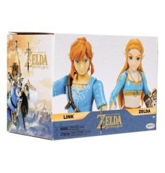 The Legend of Zelda - Pack 2 figurines Princess Zelda, Link 10 cm