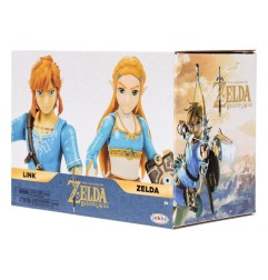 The Legend of Zelda - Pack 2 figurines Princess Zelda, Link 10 cm