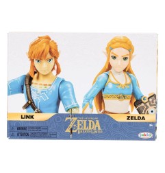 The Legend of Zelda - Pack 2 figurines Princess Zelda, Link 10 cm