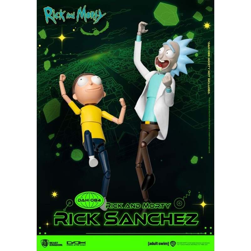 Ricb and Morty フィギュアセット Rick et Morty - Figurine Dynamic Action Heroes 1/9 Rick Sanchez 23 cm