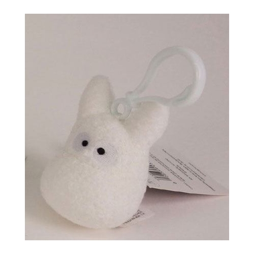 Mon voisin Totoro - Porte-clés peluche Totoro blanc 6 cm