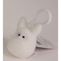 Mon voisin Totoro - Porte-clés peluche Totoro blanc 6 cm