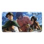 L'Attaque des Titans - Attack on Titan XXL tapis de souris Eren, Mikasa, Armin, Levi