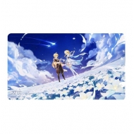 Genshin Impact Twin Stars on Floral Sea - Tapis de souris Traveler - Aether & Lumine 70 x 40 cm