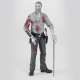 The Walking Dead - Figurine Rick (Bloody B&W) 15 cm