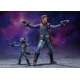 Les Gardiens de la Galaxie 3 - Figurines S.H. Figuarts Star Lord & Rocket Raccoon 6-15 cm