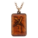 Jurassic Park - Collier avec pendentif en ambre Limited Edtiton