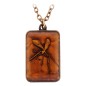 Jurassic Park - Collier avec pendentif en ambre Limited Edtiton