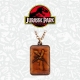 Jurassic Park - Collier avec pendentif en ambre Limited Edtiton