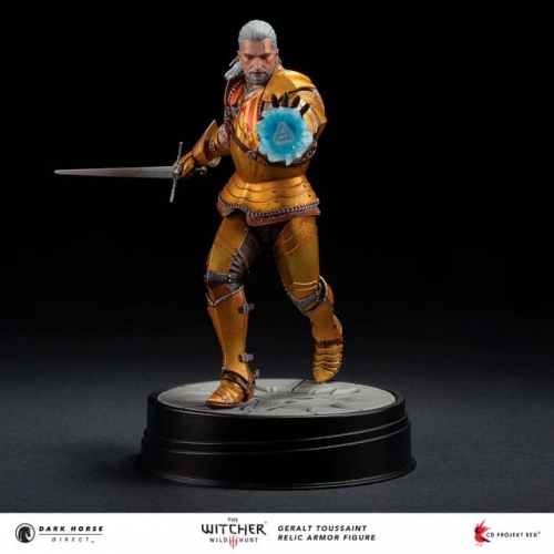 The Witcher 3 - Statuette Geralt Toussaint Relic Armor 20 cm