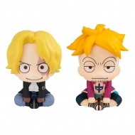 One Piece - Statuette Look Up Sabo & Marco11 cm