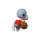 Snoopy - Mini figurine Medicom UDF série 15 American Football Player Snoopy 8 cm