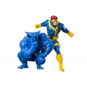 Marvel Universe - Pack 2 statuettes 1/10 ARTFX+ Cyclops & Beast (X-Men '92) 16 cm