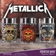 Metallica - Pack 3 verres à shot Pushead Art