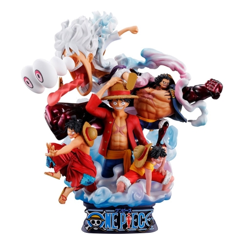 One Piece - Statuette Petitrama DX Logbox Re Birth Luffy Special Vol. 02 15 cm