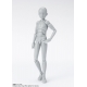 Original Character - Figurine S.H. Figuarts Body-Kun School Life Edition DX Set (Gray Color Ver.) 13 cm