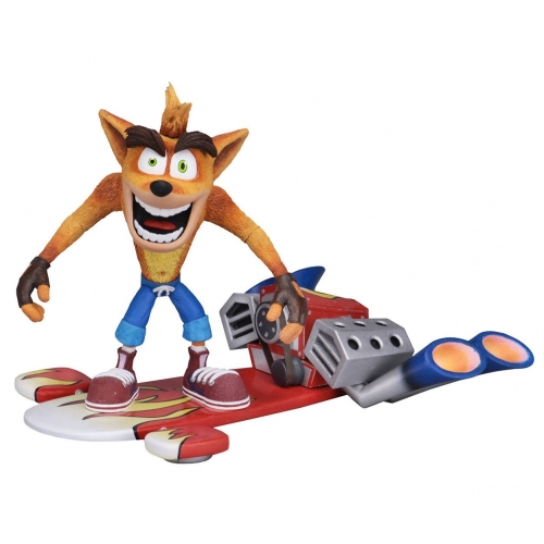 Crash Bandicoot - Figurine Deluxe Hoverboard 14 cm