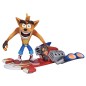 Crash Bandicoot - Figurine Deluxe Hoverboard  14 cm