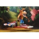 Crash Bandicoot - Figurine Deluxe Hoverboard 14 cm