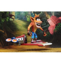 Crash Bandicoot - Figurine Deluxe Hoverboard  14 cm