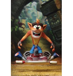 Crash Bandicoot - Figurine Deluxe Hoverboard  14 cm