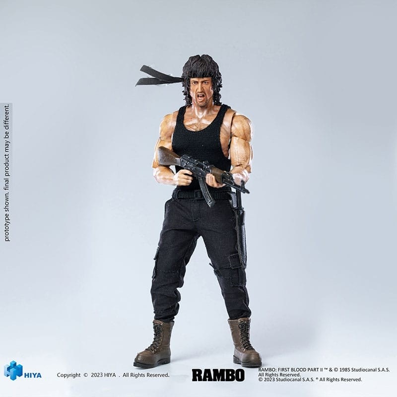 Rambo - Figurine 1/12 Exquisite Super Series First Blood II John 16 cm Rambo - Figurine 1/12 Exquisite Super Series First Blood II John 16 cm