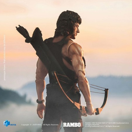 Rambo - Figurine 1/12 Exquisite Super Series First Blood II John Rambo 16 cm