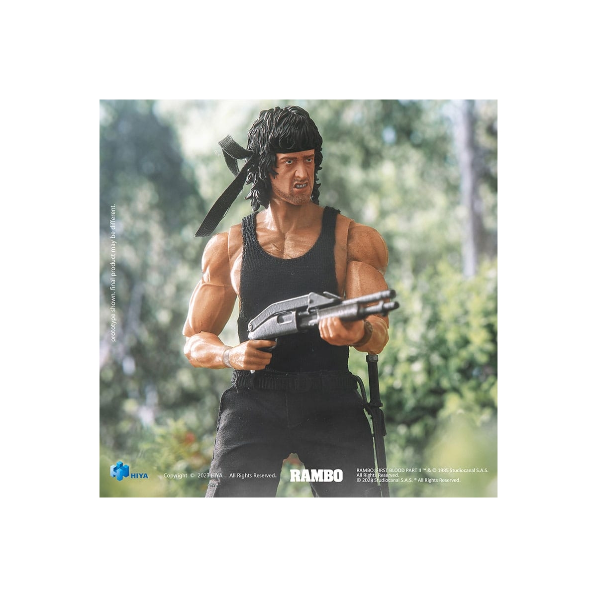 Rambo figurine 1/12 Exquisite Super Series First Blood II John Rambo 16 cm